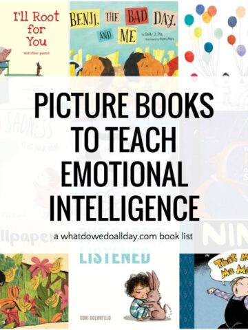 Picture books to teach emotional intelligence to children