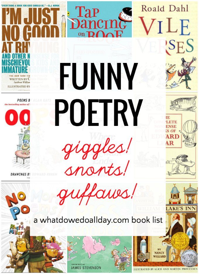 The best funny poetry for kids