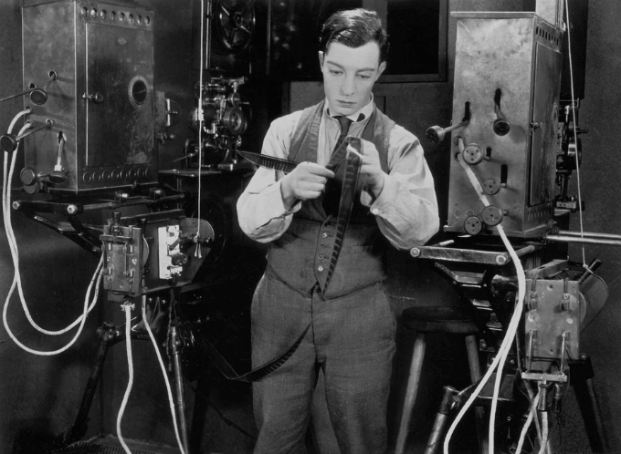 Buster Keaton in Sherlock Jr
