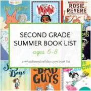 2nd Grade Summer Reading List for 6-8 Year Olds
