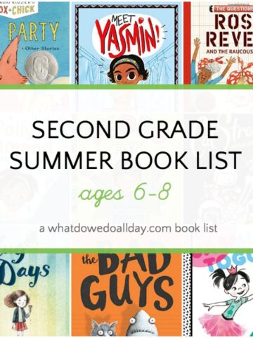 Second grade summer reading list