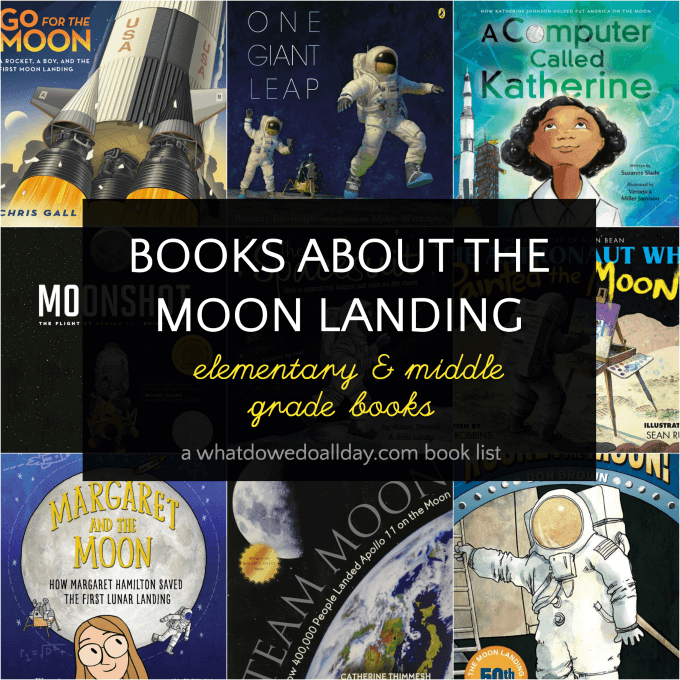 Children's books about the moon landing
