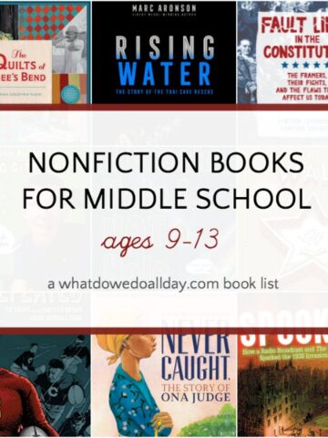 List of nonfiction book for middle school kids