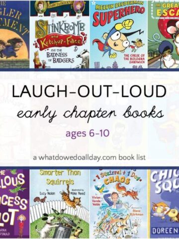 List of funny beginning chapter books for 6-10 year olds