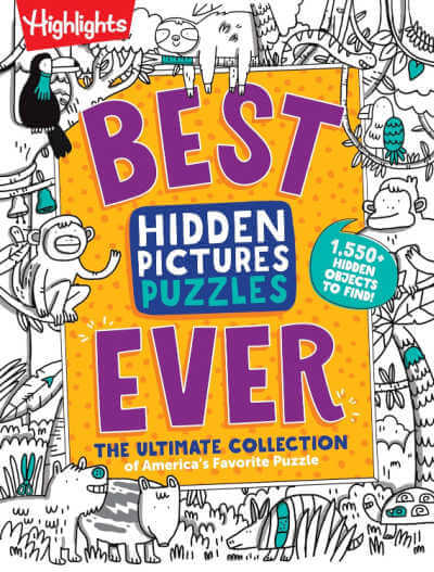 Book cover of Best Hidden Picture Puzzles Ever.