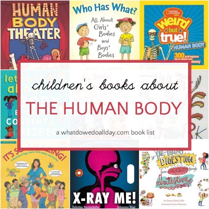Children's books about the human body, puberty and body safety
