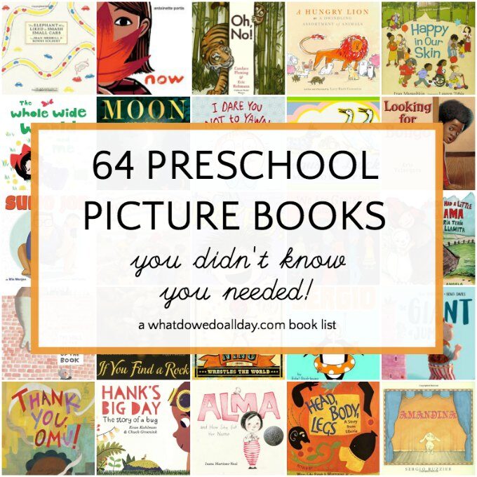 List of preschool books for 3-5 year olds