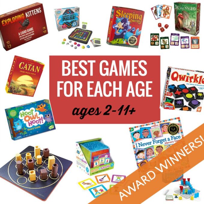 Best games for kids ages 2-11 and up