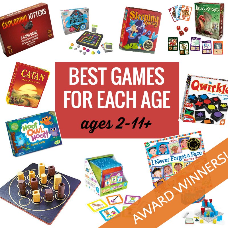 The Best Award Winning Games for Kids for Each Age