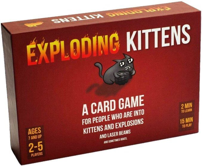 Exploding Kittens card game