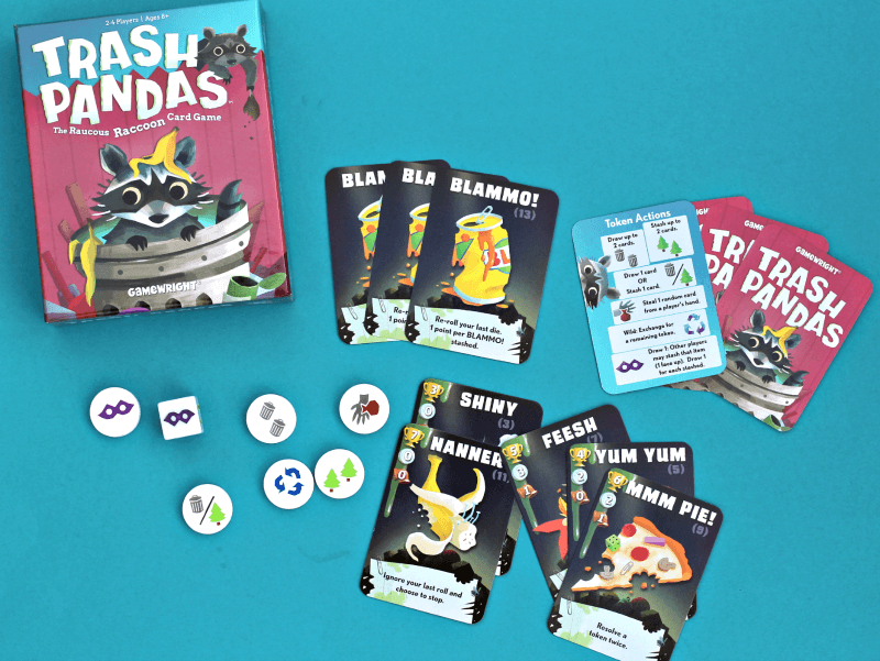 Trash Pandas card game by Gamewright