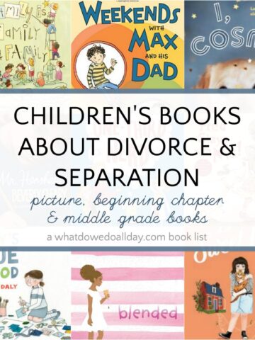 List of children's books about divorce and separation
