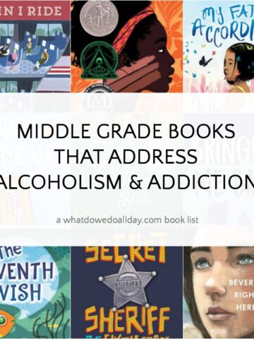 middle grade books about addiction and alcoholism