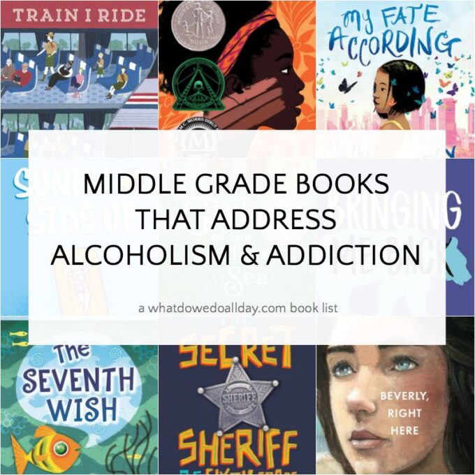middle grade books about addiction and alcoholism