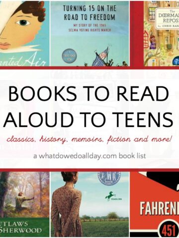 List of books to read aloud to teens