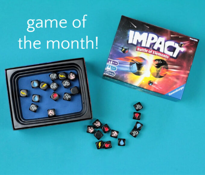 Impact battle of elements dice game