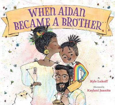 When Aidan Became A Brother, book cover.