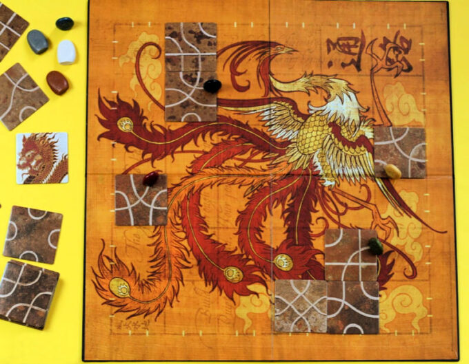 Tsuro Game of the Path game board