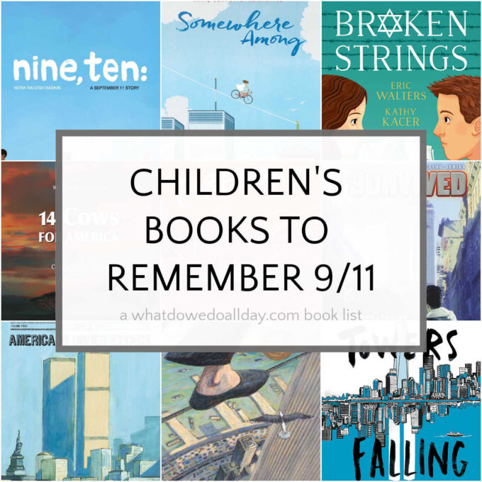 collage of books about 9/11