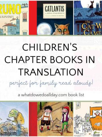 collage of translated children's book covers