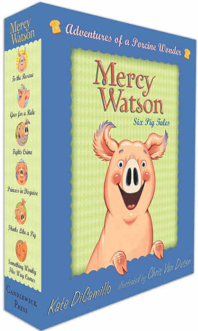Box set of Mercy Watson books.