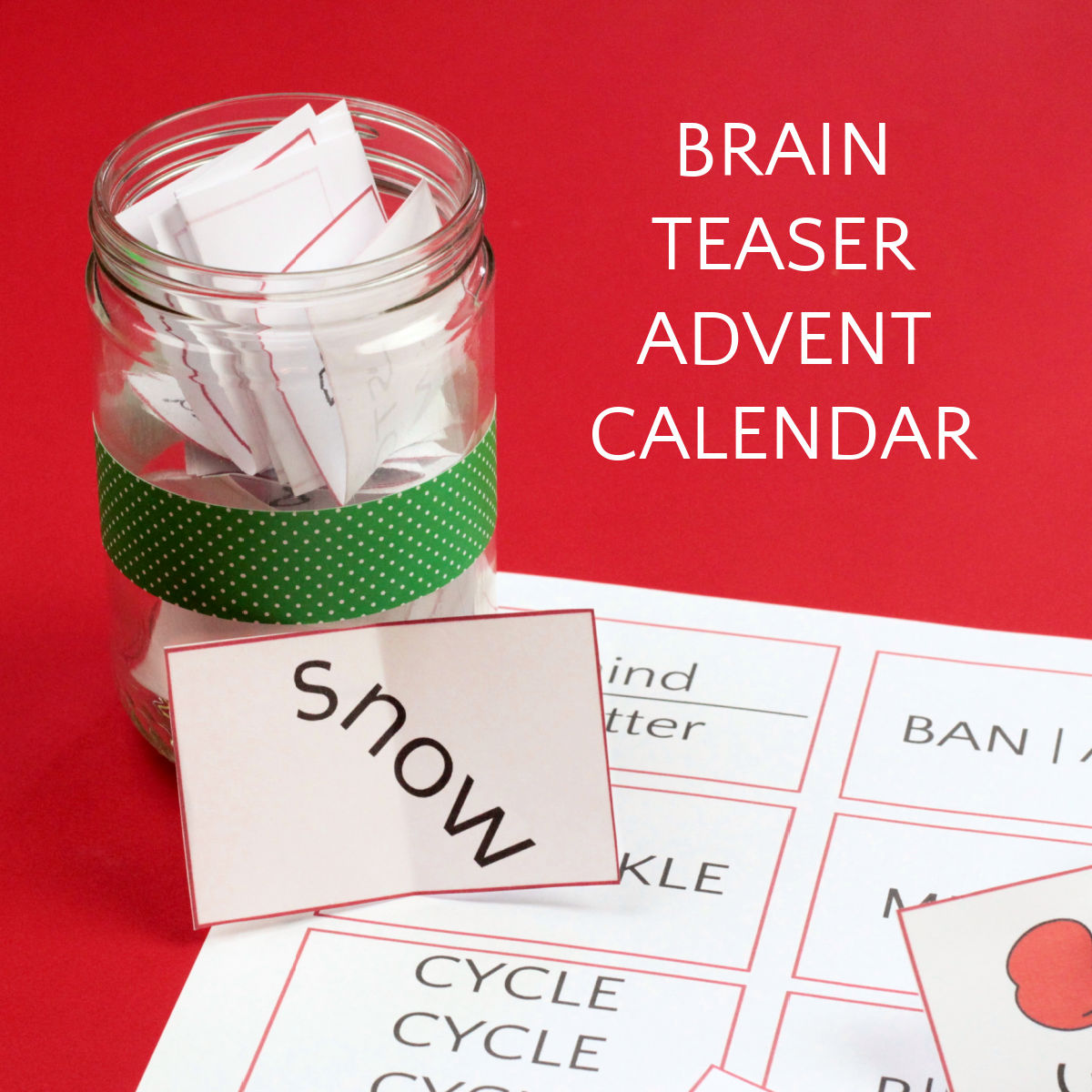 Christmas Advent Calendar Kongming Lock Metal Puzzle Days Countdown Brain Teaser 