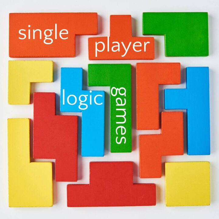 Wood puzzle logic game