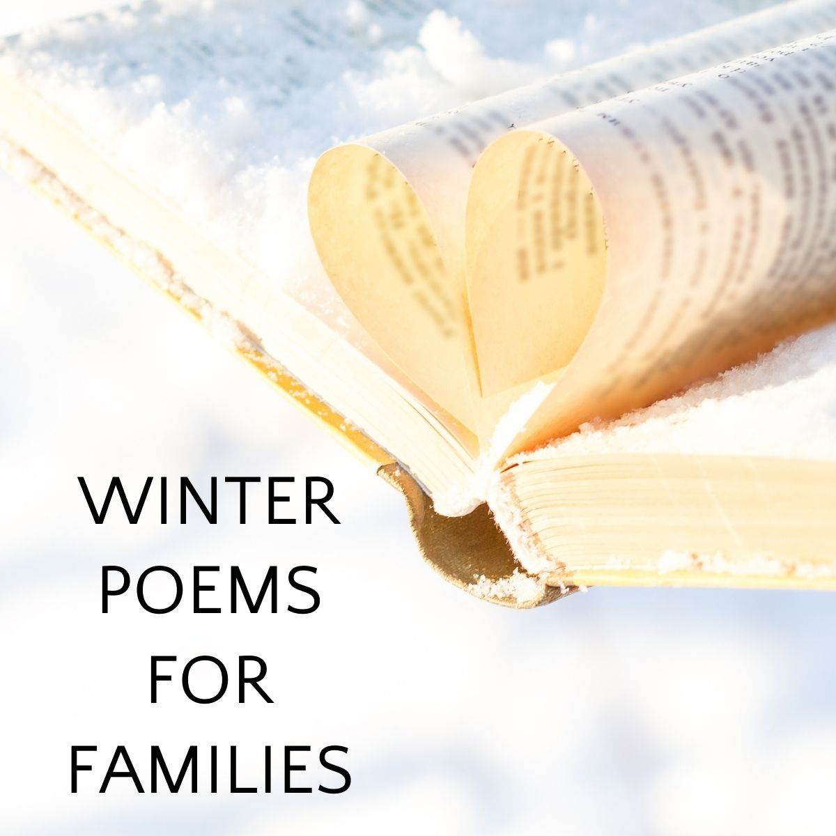 Winter poems for children book in snow