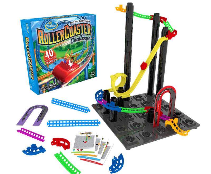 Roller Coaster Game board and pieces. 