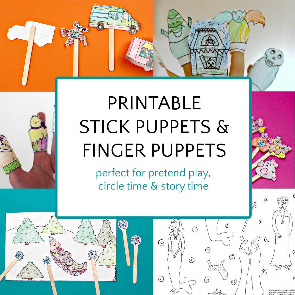 Printable Puppets For Kids That Enhance Learning Eduaspirant