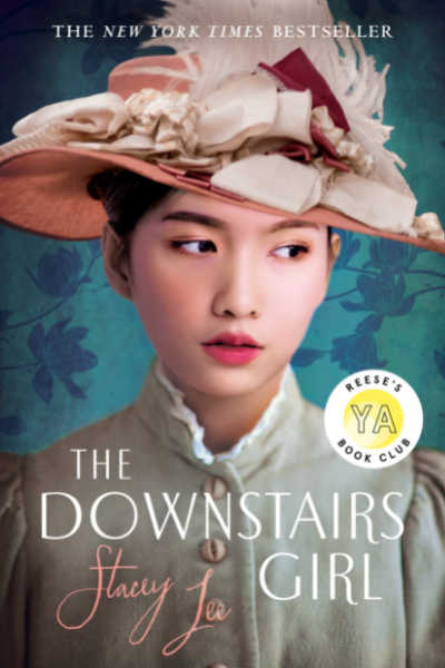 The Downstairs Girl book cover featuring photograph of Chinese American young woman