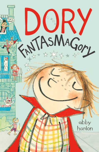 Dory Fantasmagory book cover showing young girl smiling