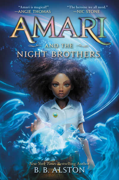 Amari and the Night Brothers series book cover