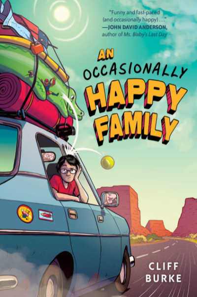 An Occasionally Happy Family funny book cover