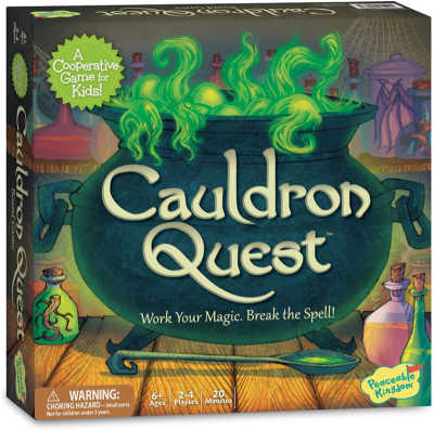 Cauldron Quest game box