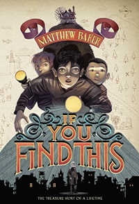 Books cover for If Your Find This showing three boys looking mysteriously around with flashlights