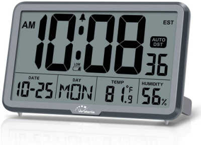 large digital alarm clock