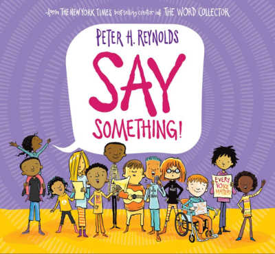 Say Something children's book cover