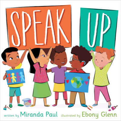 Speak Up children's picture book cover