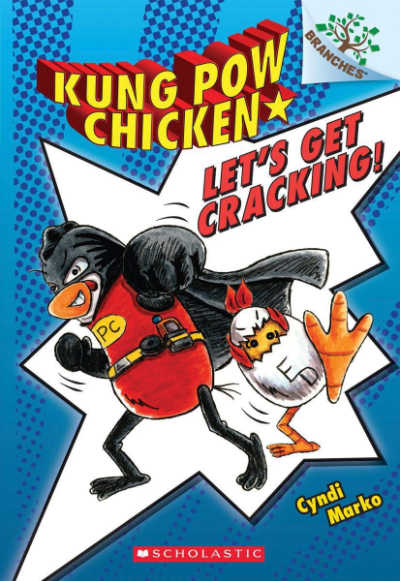 Kung Pow Chicken superhero book cover.