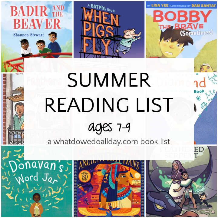 Diverse Summer Reading List for 7-9 Year Olds