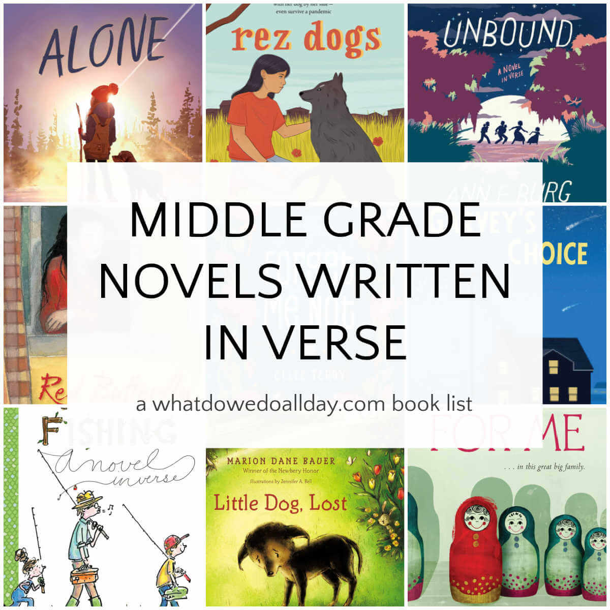 21 Inspiring Middle Grade Verse Novels
