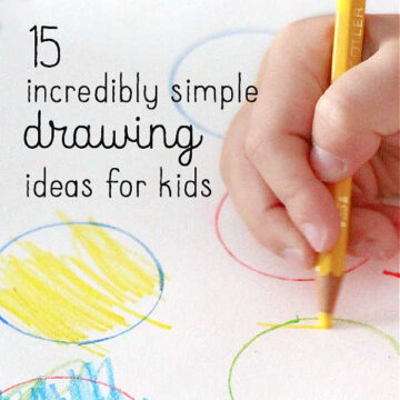 15 Incredibly Easy Drawing Ideas for Kids