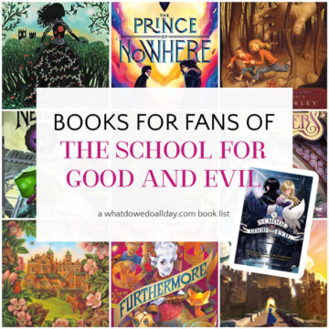 Collage of book covers for Books like The School for Good and Evil