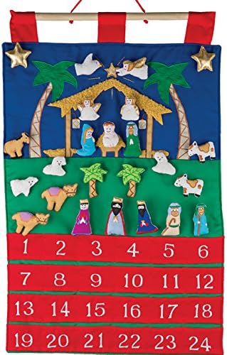 Felt nativity advent calendar