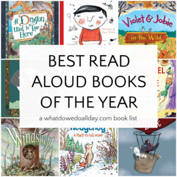 Read aloud novels book cover collage