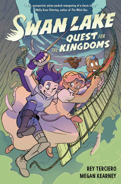 Swan Lake Quest of the Kingdoms graphic novel 2022 book cover