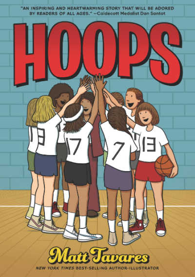 Hoops graphic novel book cover