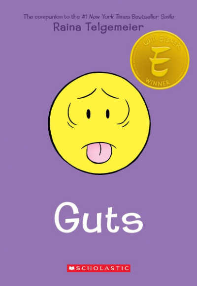 Guts by Raina Telgemeier graphic novel cover