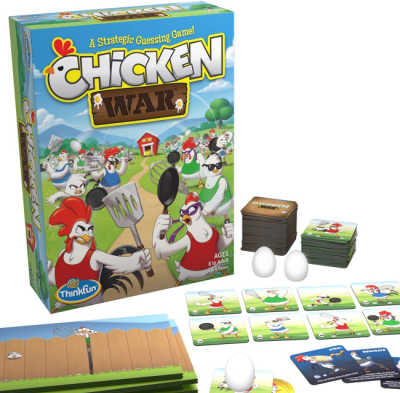 Chicken War game box and pieces